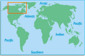world map